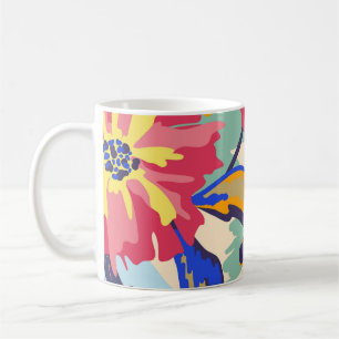 Forest and roses coffee mug