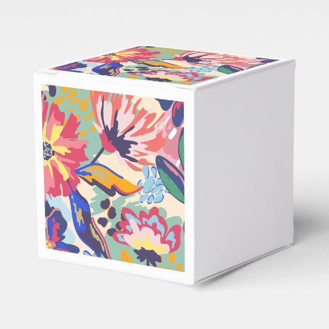 Forest and roses favor box (Front Side)