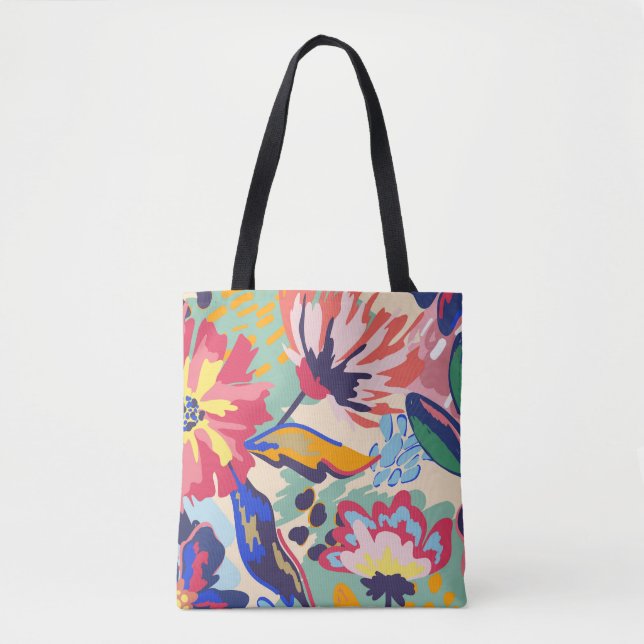 Forest and roses tote bag (Front)