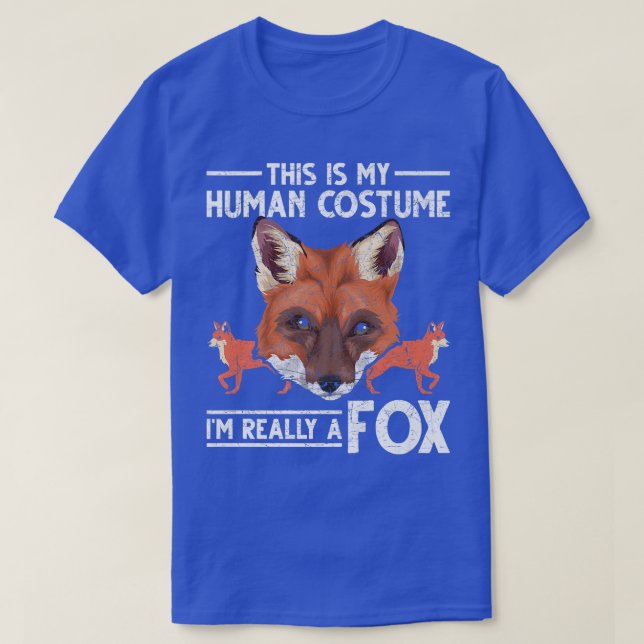 Forest Animal This Is My Human Costume Im Really A T-Shirt (Design Front)