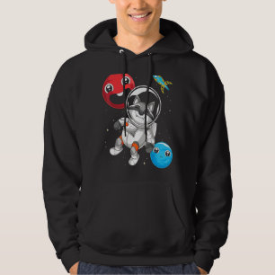 Forest Animal Trash Panda Space Raccoon Astronaut Hoodie