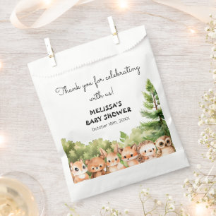 Forest Animals Baby Shower Favour Bag