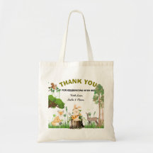 Forest Animals Baby Shower Tote Bag
