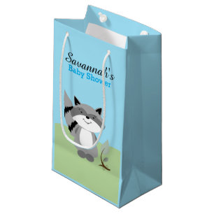 Forest Animals Fox and Raccoon Gift Bag