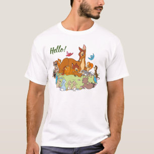 Forest Animals Greeting Prince Bambi T-Shirt