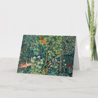 FOREST ANIMALS Hares,Pheasant Bird, Green Floral 