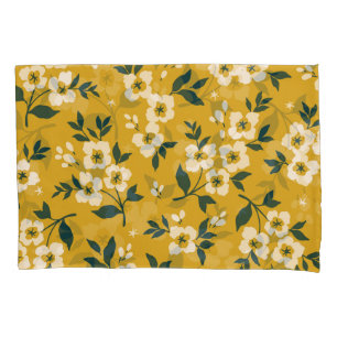 Forest animals, masks, virus pattern. pillowcase