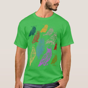 Forest Animals Native Birds Owl T-Shirt
