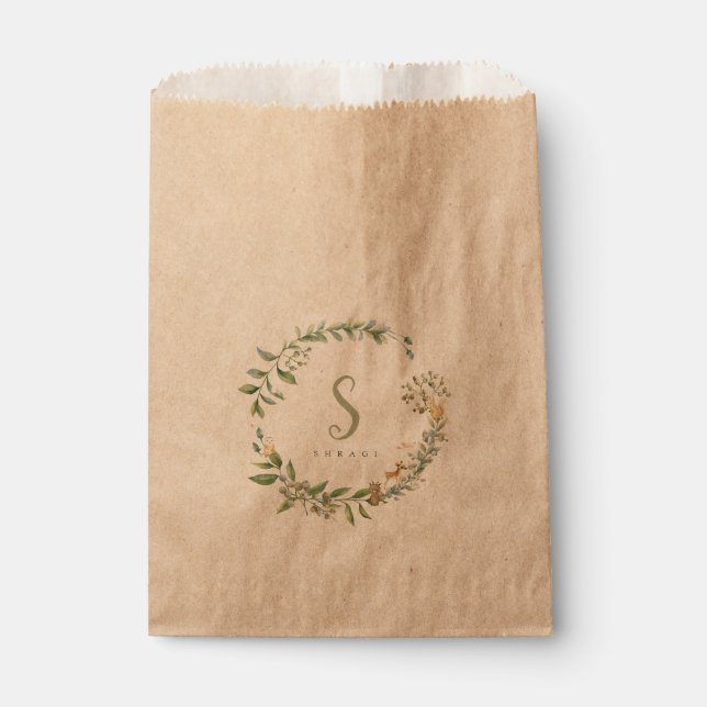 Forest Animals Party Favour Bag (Front)