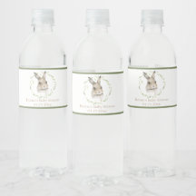 Forest Animals Watercolor Bunny Name Baby Shower