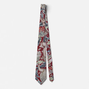 Forest Animals, William Morris Tie