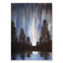 Forest Aurora 5x7 Print