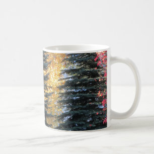 Forest Autumn Trees on a Sunny Day Coffee Mug