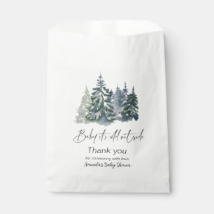 Forest Baby It’s Cold Outside Winter Baby Shower Favour Bag