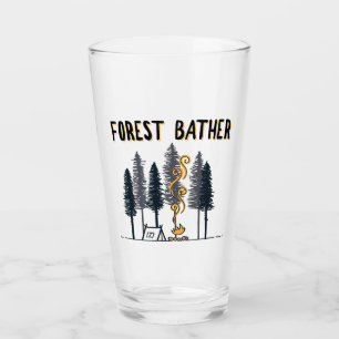 Forest Bather Camping Glass