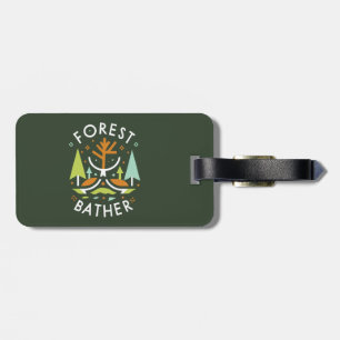 Forest Bather Cubist Luggage Tag