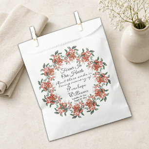 Forest Berries In Loving Memory Seed Pack Favour Bag