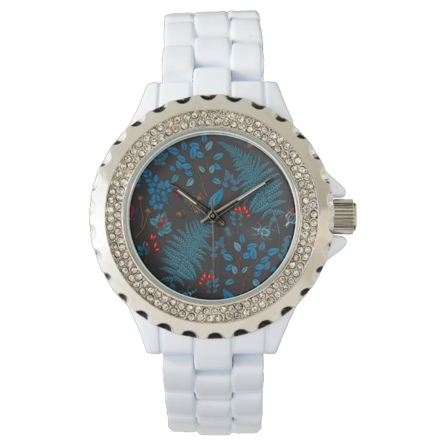 Forest berries, leaves and bugs 1 watch (Front)