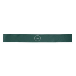 Forest Biome Solid Green Colour Trend Satin Ribbon
