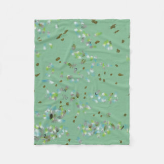 Forest Birds Fleece Blanket