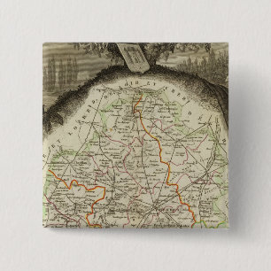 Forest Boundaries 2 Inch Square Button