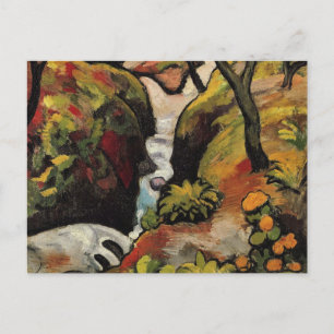 Forest Brook by August Macke Vintage Expressionism Postcard