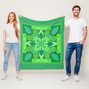 Forest Burst Fleece Blanket