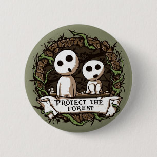 Forest Button! 2 Inch Round Button