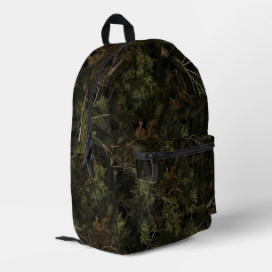 Forest Camo  Pattern Printed Backpack