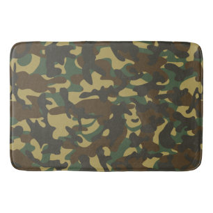 Forest Camouflage  Bath Mat