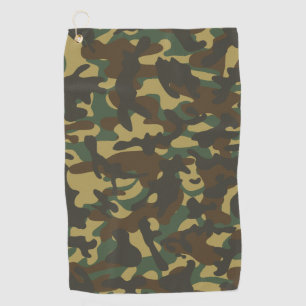 Forest Camouflage Golf Towel