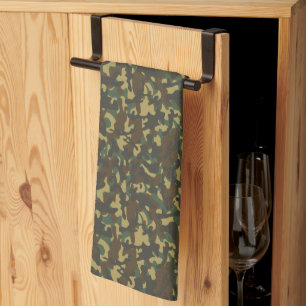 Forest Camouflage Kitchen Towel