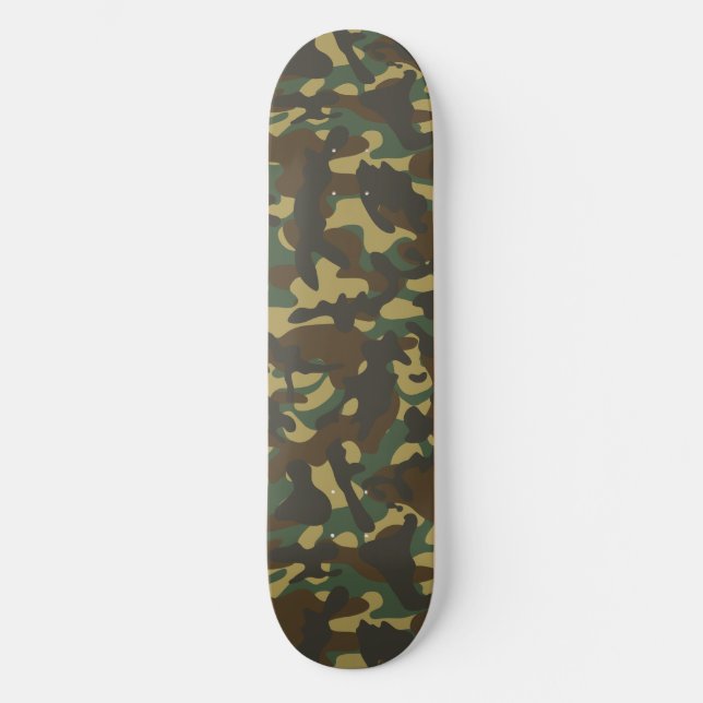 Forest Camouflage  Skateboard (Front)