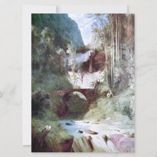 Forest Canyon (by Carl Blechen) Card