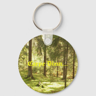 Forest - Carpe Diem Keychain