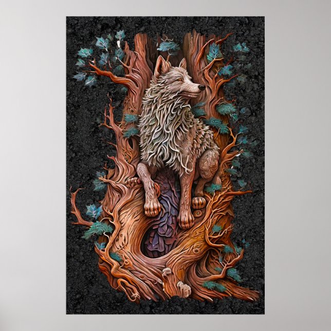 Forest Carving Poster (Front)