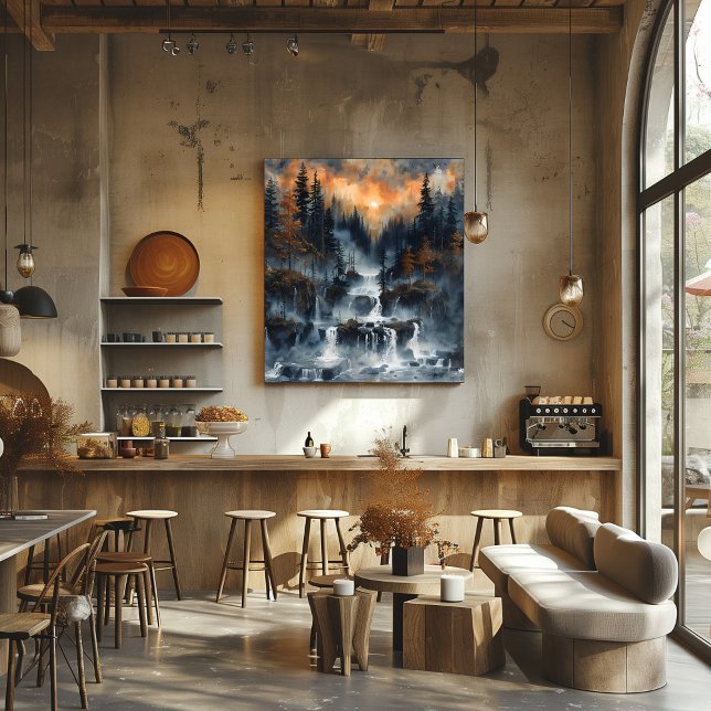 Forest Cascade: Impressive and Realistic. Poster (Creator Uploaded)