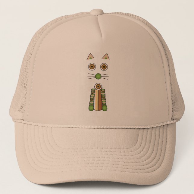 Forest Cat Trucker Hat (Front)