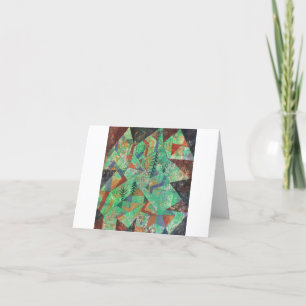 Forest-Construction by Paul Klee Thank You Card