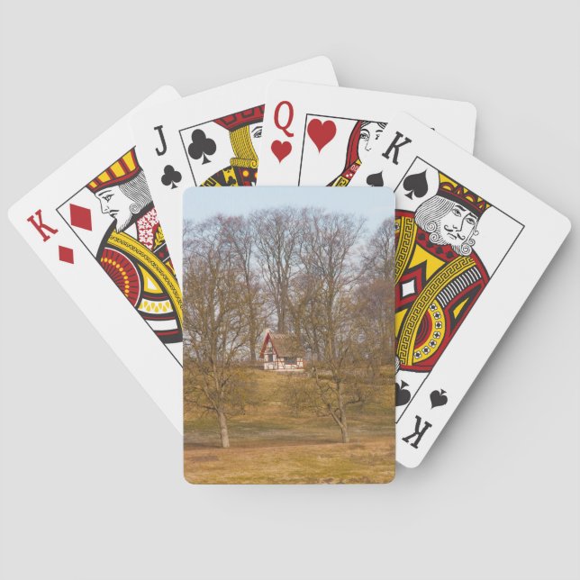 Forest cottage playing cards (Back)