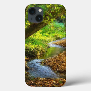 Forest Creek Beautiful Nature Landscape Photo iPhone 13 Case