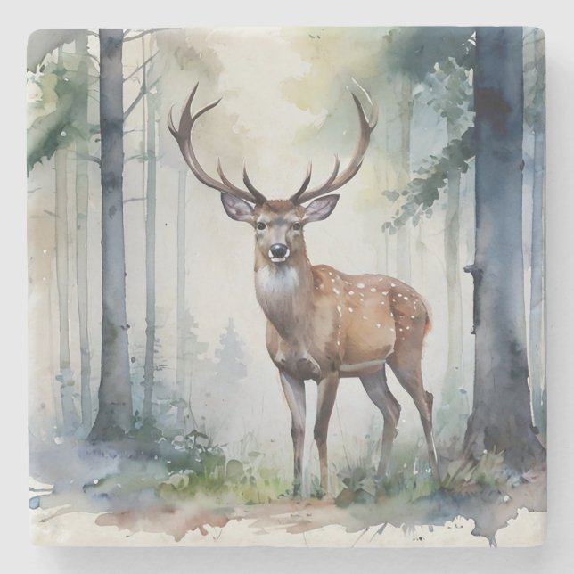 Forest Deer Coaster (Front)