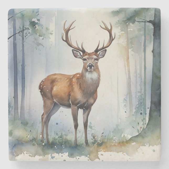 Forest Deer Coaster (Front)