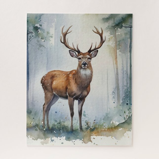 Forest Deer Puzzle (Vertical)