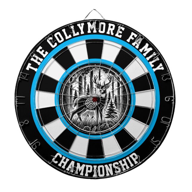 Forest Deer Target Wall Decor Dartboard (Front)