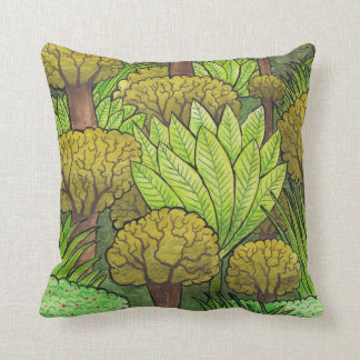 Forest Design Throw Pillow