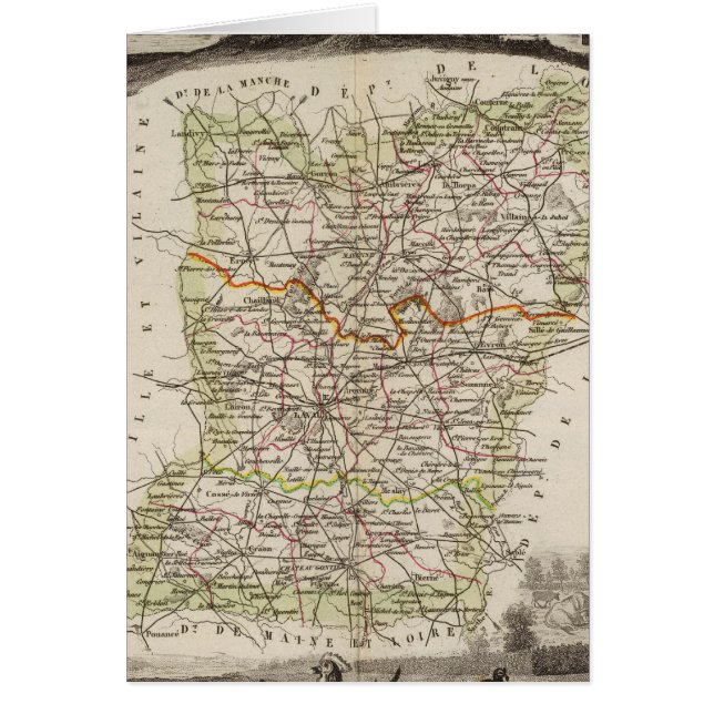 Forest, district boundaries (Front)