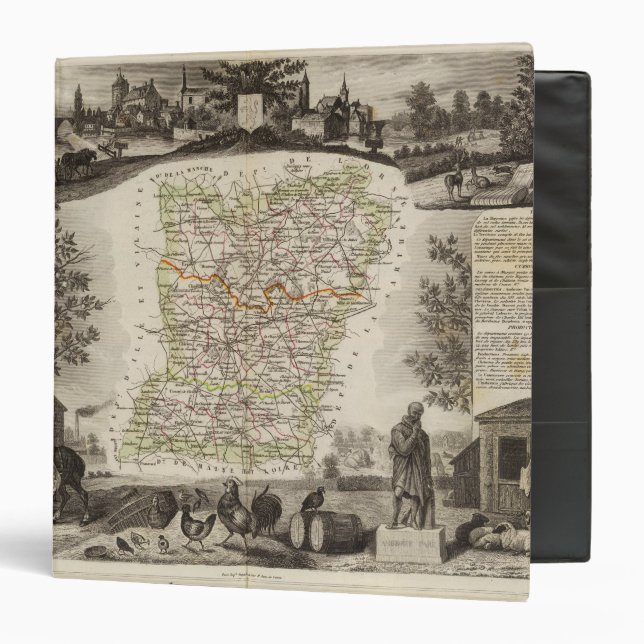 Forest, district boundaries binder (Front/Inside)