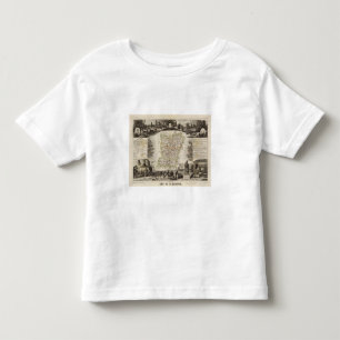 Forest, district boundaries toddler t-shirt