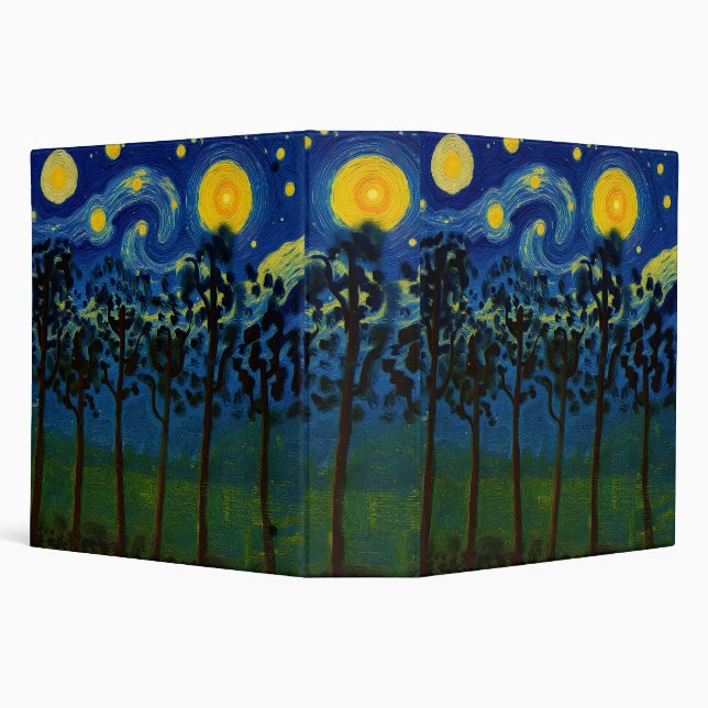 Forest Echoes of Infinity – A Forest Landscape Binder (Background)